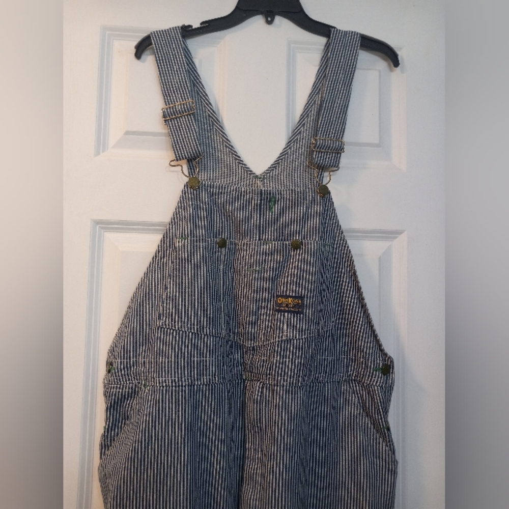 Vintage Oshkosh hickory overall size 40Size: Men's / US 40 / unisex, - Picture 4 of 12